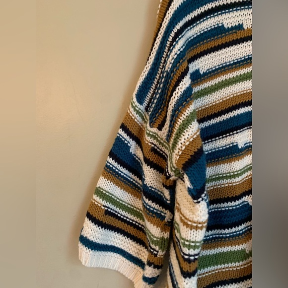 JohnPaulRichard Striped Sweater short sleeve striped - Picture 3 of 7